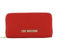 Moschino Portefeuille femme Love zip autour noir JC5611 NOIR, Jc5700 Rouge, Taglia Unica, Décontracté