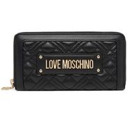 Moschino Portefeuille femme Love zip autour noir JC5611 NOIR, Noir A26mo20, Taglia Unica, Décontracté