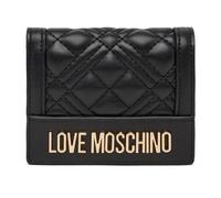 Moschino Portefeuille femme Love zip autour noir JC5611 NOIR, Noir A26mo22, Taglia Unica, Décontracté