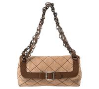 Moschino Pre-Owned, Femme, Pre-owned, Beige, Taille: ONE Size Pre-owned Daim sacs-main