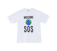 Moschino - S.o.s T-Shirt - Femme - Tops - Blanc - Taille: 36 FR