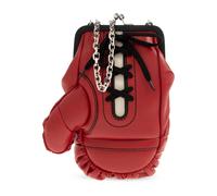Moschino - Sac bandoulière avec motif gant - Femme - Sacs - Rouge - Taille: ONE Size