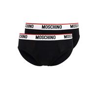 MOSCHINO SLIP U0MO UNDERWEAR LOGO SU ELASTICO COLORE NERO CONF. DA 2 AM17MO13