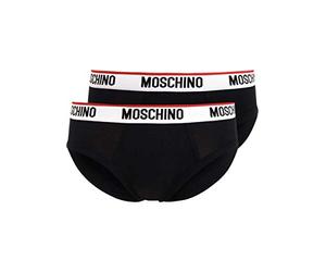 MOSCHINO SLIP U0MO UNDERWEAR LOGO SU ELASTICO COLORE NERO CONF. DA 2 AM17MO13