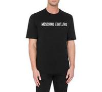 Moschino T-shirt Upside Down Logo Black Taille: XS | T-Shirts Outlet | Homme | Le Noir