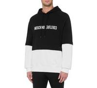 Moschino Upside Down Logo Hoodie White Taille: S | Sweatshirts à capuche Outlet | Homme | Blanche