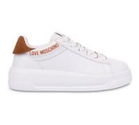 Moschino White Leather Sneakers With Logo White Taille: 36 | Baskets Outlet | Femme | Blanche