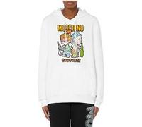 Moschino X The Flintstones™ Hoodie White Taille: XS | Sweatshirts à capuche Outlet | Femme | Blanche