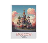Moscou Russie，1000 Pièces Puzzle en Bois Créatif Difficile Grand Puzzle Éducatif Anti-Stress Jouets pour Adultes Enfants Cadeau De Divertissement（75x50cm）-HF26