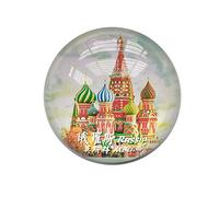 Moscou Russie Aimant Réfrigérateur Voyage Souvenir Cadeau Maison & Cuisine Décoration Autocollant Magnétique Cristal Réfrigérateur Aimant Collection