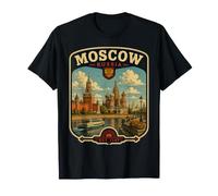 Moscou Russie Maison de Vacances Moscou Voyage en Famille T-Shirt