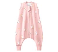 Mosebears Gigoteuse Bébé à Pieds 1.0Tog Respirante en Coton-Gigoteuse d'Été et l'automne pour bébé(12-24 Mois)