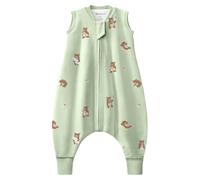 Mosebears Gigoteuse Bébé à Pieds 1.0Tog Respirante en Coton-Gigoteuse d'Été et l'automne pour bébé(12-24 Mois)