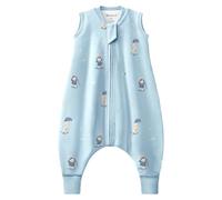 Mosebears Gigoteuse Bébé à Pieds 1.0Tog Respirante en Coton-Gigoteuse d'Été et l'automne pour bébé(6-12 Mois)
