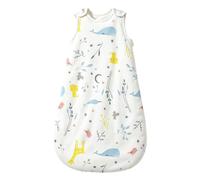 Mosebears Gigoteuse d'hiver pour bébé - 2,5 Tog - 100% Coton - Différentes Tailles de la Naissance à l'âge de 18 Mois - Gigoteuse Toute l'année (Animal Blanc (18 à 24 Mois))