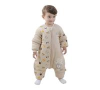 Mosebears Gigoteuse pour bébé avec jambes, manches amovibles et doublure chaude pour l'hiver Unisexe pour fille et garçon