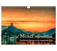 Mosel Impressionen Mystische Burgen und magische Orte (Wandkalender 2026 DIN A4 quer), CALVENDO Monatskalender: Bilder von der Mosel rund um Cochem