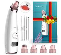 Mosen Aspirateur Point Noirs Visage, Extracteur de Comédons Professionnel Appareil Peau Vacuum Nettoyant Pores Rechargeable, écran LED et 5 Têtes pour éliminer Les Blackheads, Boutons, Graisse