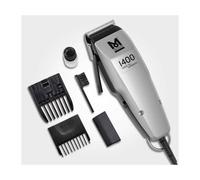 MOSER Tondeuse cheveux 1400 Clipper Edition Silver 1406-0458 - Tondeuse filaire Made in Germany - Levier dajustement a 5 positio