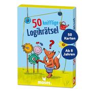 moses 30256 Puzzle logique délicat - Jeu de Puzzle Amusant avec devoirs de Sport de réflexion pour Enfants à partir de 8 Ans, 50 Cartes Pleines de Boutons pour Enfants intelligents, Multicolore