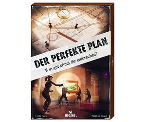 moses 90151 - Plan Parfait - Un Jeu de Sortie coopératif pour Les maîtres Voleurs, Escape Room 2 à 6 Joueurs, Jeu de Crime à partir de 14 Ans, Blanc