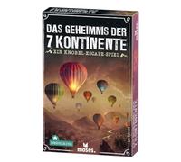 moses. Jeu d'évasion Mystère des 7 Continents – énigmes du Monde entier, 1–4 joueurs, 12+ – Blanc
