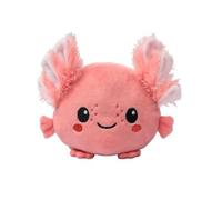 moses. Axolotl Doudou réversible moelleux pour enfants, peluche réversible avec un visage heureux et triste, lavable et facile d'entretien