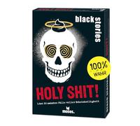 moses. Black Stories Holy Shit! 50 Cas macabres Pleins d'hypocrisie - Jeu de Puzzle Noir Corbeau Autour des Cas de Religion absurdes et véritables à Jouer pour 2 et Plus de 12 Ans