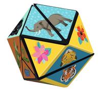 Moses. Cube de Puzzle Magique - dans la Jungle - Jouet Fidget Toy Pliable avec Motifs d'animaux - À partir de 5 Ans - Jeu de Puzzle - Calendrier de l'Avent - Idée Cadeau pour Enfants