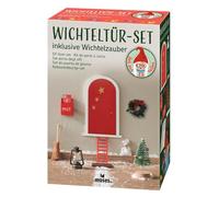 moses. Ensemble de porte de lutin magique de Noël - Lot de 9 pièces avec 24 lettres de lutin traditionnel scandinave pour enfants Accessoires détaillés pour l'Avent et Noël