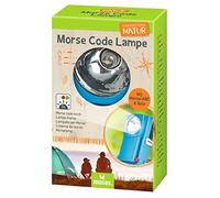 moses. Expedition 9840 Natur Morse Code Lampe de poche pour enfant avec ABC Morse & Quiz Lampe d'extérieur avec 3 modes de couleur, idéale pour les excursions, la randonnée, la pêche, le camping et