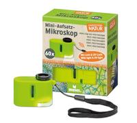 Moses. Expedition Nature, Mini Microscope grossissant 60x avec lumière LED et UV, Microscope de Poche pour Enfants à la découverte de la Nature et à la Recherche, Piles incluses