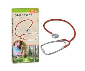 moses. Expedition Stéthoscope naturel pour enfants, appareil d'écoute fonctionnel pour les sons de la nature, de la respiration et du cœur, stéthoscope pour enfants de haute qualité avec revêtement en