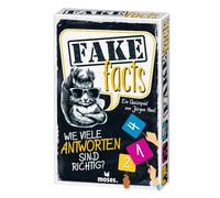moses- Fake Facts Faits Rapides soirées conviviales, Jeu de Quiz avec Faux cachés, Plaisir de deviner avec 150 Questions et 750 réponses, 090168, Noir, Kartenspiel AB 12 Jahren
