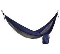 moses. Fernweh Hamac d'extérieur avec 2 mousquetons et 2 Cordes de Fixation, en Soie de Parachute Ultra légère, capacité de Charge jusqu'à 200 kg (recommandé pour 1 Personne), Environ 90 cm x 230 cm