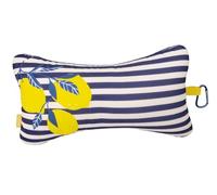 Moses. Fernweh Mini Coussin de Lecture Citron - Coussin de Nuque pour Voyage avec Mousqueton Pratique, Coussin Compact pour Voiture, Avion et Plage, Coussin de Voyage Ergonomique avec Design Estival