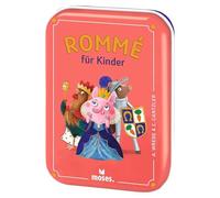 moses. Rommé pour Enfants, Jeu de Cartes Facile à Compter, Jeu éducatif et de stratégie dans Une boîte en métal pour Les déplacements, Jeu Familial à partir de 5 Ans