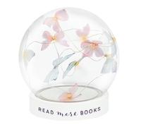 moses. Just One More Chapter - Dôme de papillon à LED - Boule lumineuse décorative en verre avec papillons en filigrane - Lumière LED d'ambiance - Idée cadeau pour les amateurs de livres