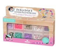 moses. Kit de perles - Bracelet d'humeur - Chevaux - Kit de bricolage avec 580 perles - Pendentif d'ambiance et accessoires - Cadeau pour enfants à partir de 5 ans - Rose