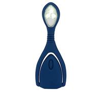 moses. libri_x Lumi Plus Lampe de lecture à pince avec variateur en continu pour lire dans l'obscurité Bleu nuit