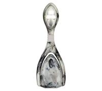 Moses libri_x Lumi Plus Marble Grey Lampe de lecture à pince avec variateur d'intensité pour lire dans l'obscurité | Lampe de lecture aspect marbre