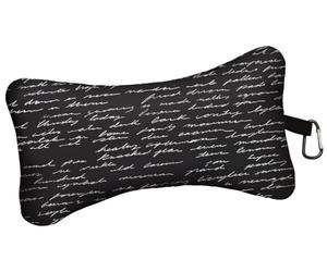 Moses. libri_x Mini Coussin de Lecture Classics - Coussin de Nuque pour Voyage avec Mousqueton Pratique, Coussin Compact pour Voiture, Avion et Plage, Coussin de Voyage avec Design Ergonomique