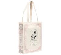 moses. libri_x Shopper Jane Austen - Sac en coton en forme de livre, style littéraire, style vintage, avec fond de sol, idée cadeau pour les lecteurs, les visites à la bibliothèque et la vie