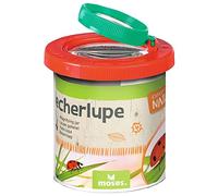 Moses. Loupe Originale - Expedition Nature - Gobelet avec Couvercle loupe pour 2X et 4X - Loupe loupe pour Observation des Insectes ou des Feuilles - Double gobelet grossissant pour Enfants