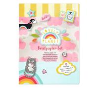 Moses. Lovely Planet Set de papier à lettres - Feuilles de lettres, enveloppes et autocollants colorés dans un élégant classeur, fournitures pour les amateurs de lettres, cadeau pour la rentrée des