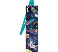 MOSES Marque-page avec élastique Space s'illumine dans le noir