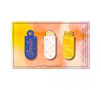 MOSES Marque-page magnétique 3 pcs Smile Arc-en-ciel Marque-page