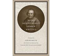 Moses Mendelssohn's Hebrew Writings (33)