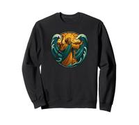 Moses Parts The Red Sea Vitrail icône Sweatshirt