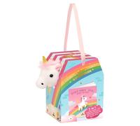 Moses. Petite Licorne Cherche Une Maison, Licorne en Peluche 2 en 1 avec livret dans Une boîte Cadeau, Doudou Magique et Livre de Contes de fées pour Enfants à partir de 4 Ans